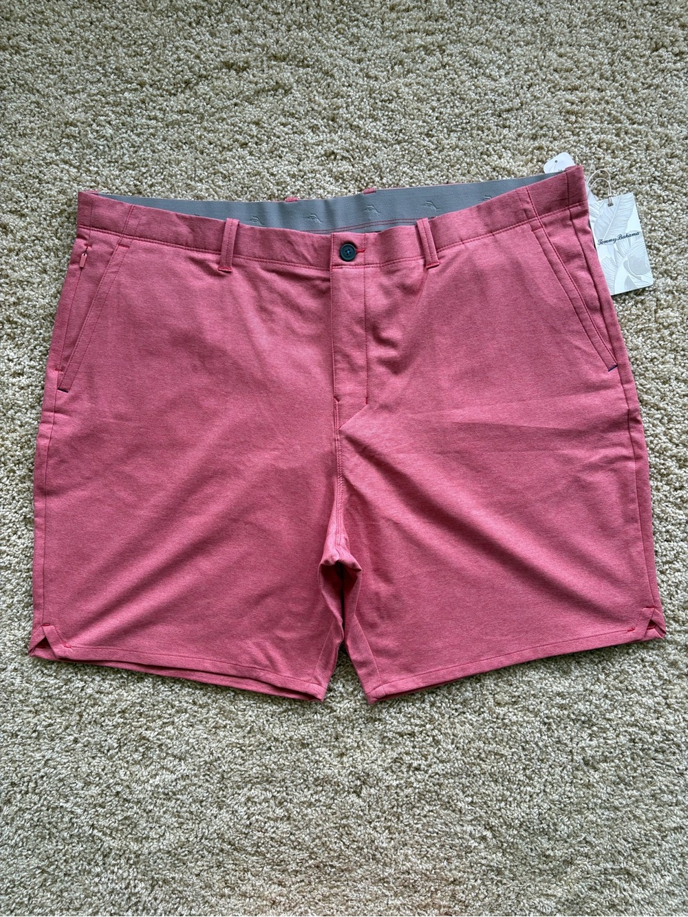 NWT Tommy Bahama IslandZone On Par Short 8 Inch New Red Sail Golf Shorts Size 44